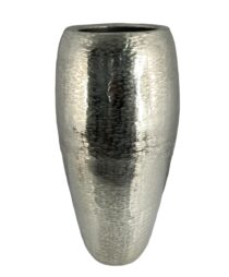 ROUND VASE SILVER