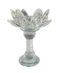 IRON CANDLE HOLDER CLEAR