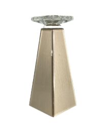 MIRROR CANDLE HOLDER 12x12x29CM