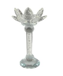 IRON CANDLE HOLDER CLEAR