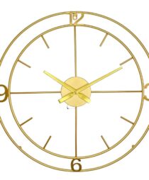 IRON WALL CLOCK USE 1X1.5VAA BATTERY NOT INCLUDED