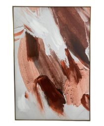 FRAMED CANVAS WITH 30% OIL IMAGE, SIZE 80X120CM