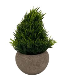 PLASTIC GRASS WITH PAPER PULPPOT