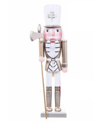 38CM WOODED NUTCRACKER