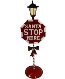 IRON SOLAR LAMP BOARD CHRISTMAS DECOR