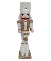 38CM WOODED NUTCRACKER